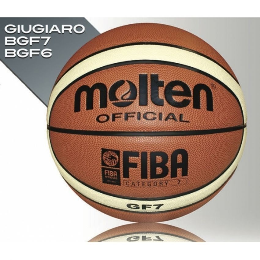 Balon Basquetbol Molten BGF6 Piel Sintetica 6-Ladrillo con Crema