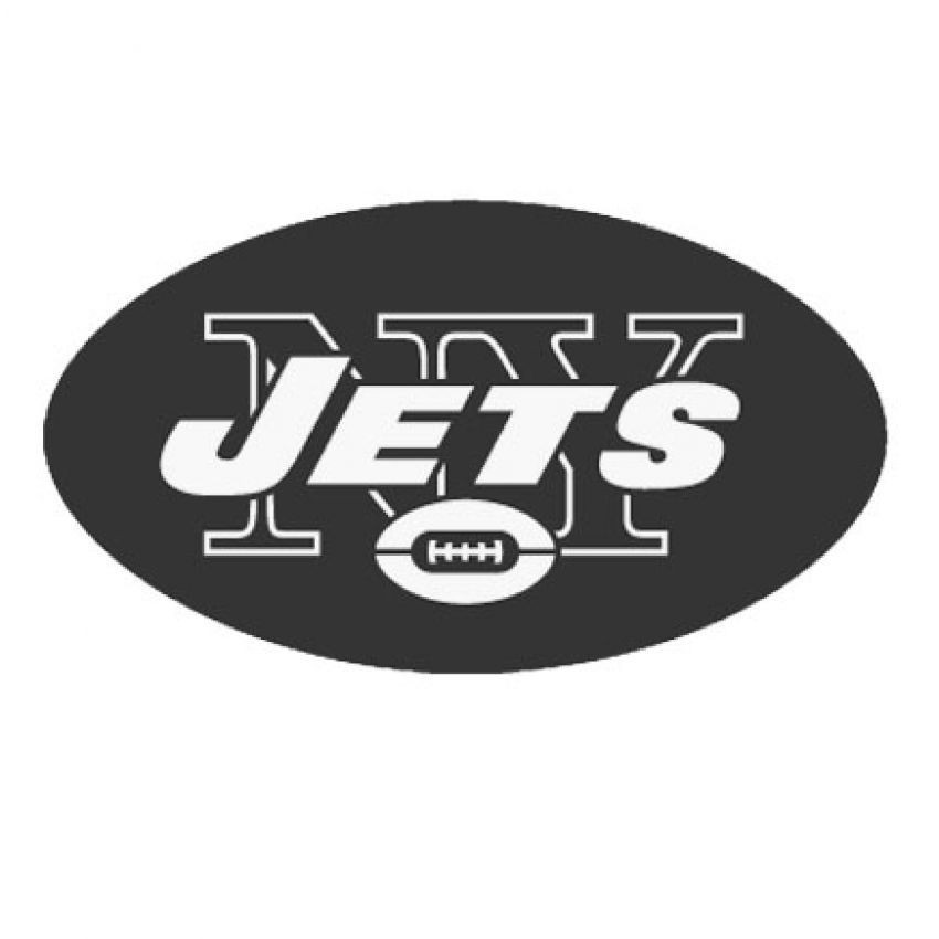 Sticker Jets NY - Negro