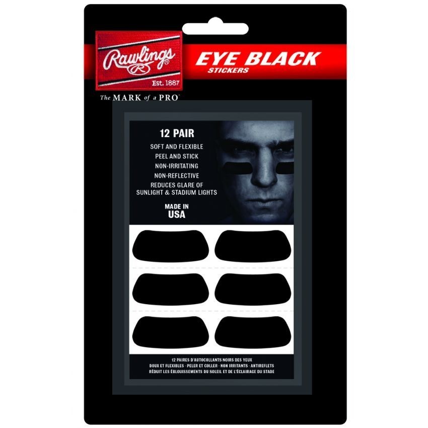 TIRAS ADHESIVAS ANTIREFLEJANTES RAWLINGS EYE BLACK STICKERS