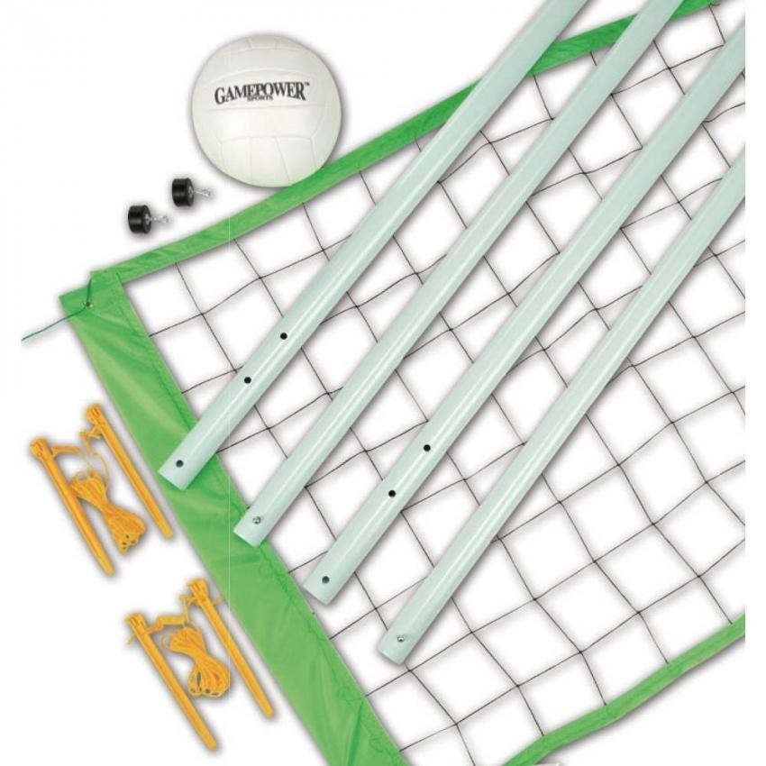 Set Juego Para Volleyball Red Balon Postes Gamepower