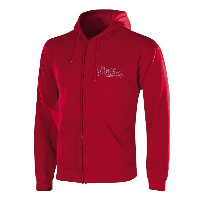 Sudadera Majestic Philadelphia Phillies Field Idol 2-Rojo
