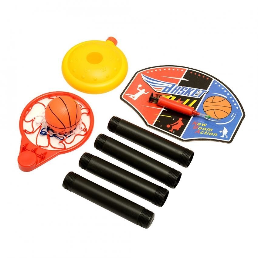OEM Kids Toddler Baby Indoor Train Adjustable Basketball Hoop Toy Set