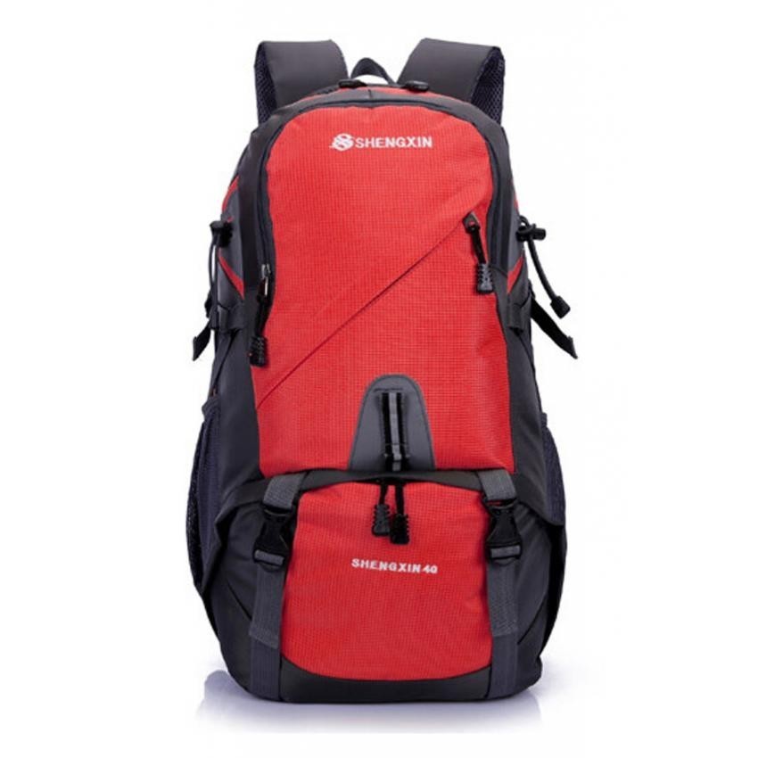 Bolsa de deporte bolsa de viaje hombres/mujeres Deportes Mochilas (Rojo)