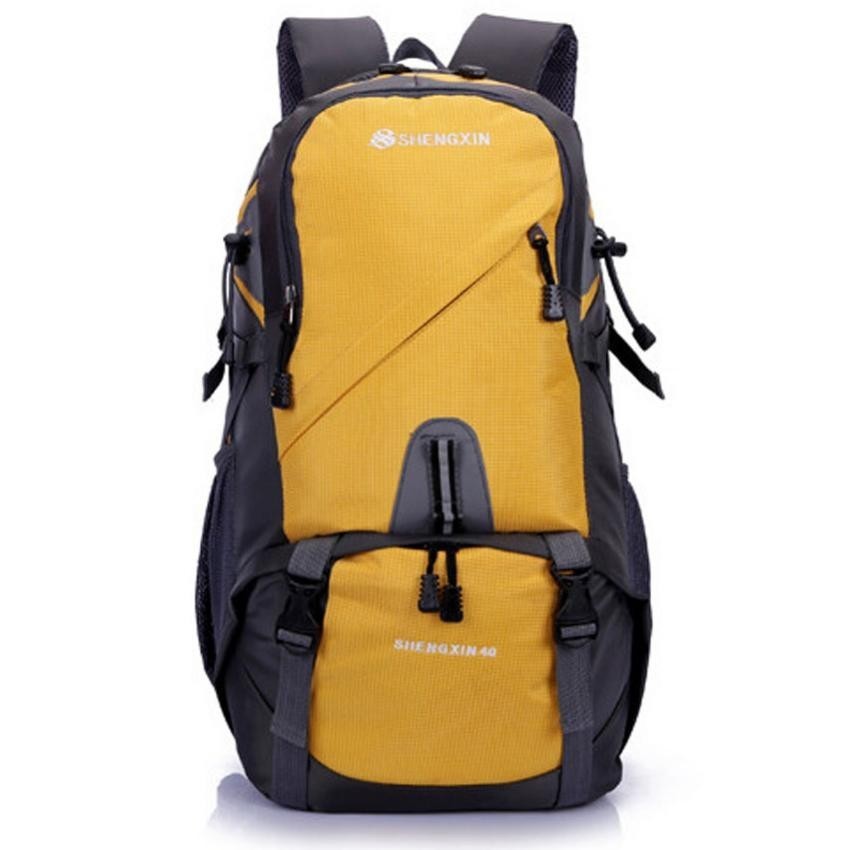 Bolsa de deporte bolsa de viaje hombres/mujeres Deportes Mochilas (Amarillo)