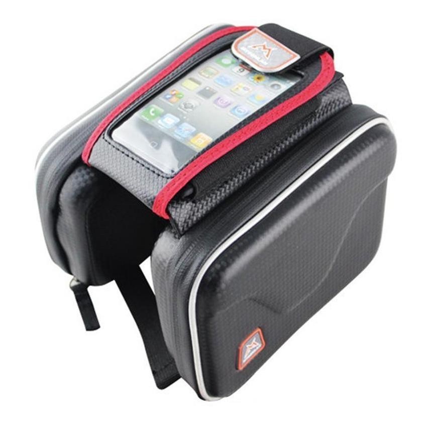 MYSENLAN Deporte Ciclismo Bicicletas Bolsa Mochila frontal (rojo)