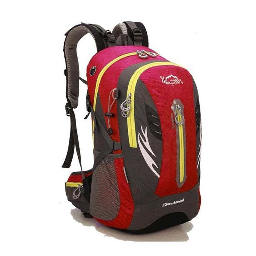 42L reposiciones al Aire Libre Deportes Senderismo Mochila Bolsa bandolera (rojo)