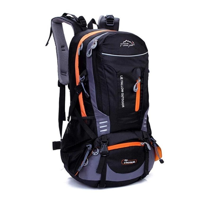 Moda 40L Mochila Senderismo viajes ocasionales Mochila Bolsa de deporte al aire libre (naranja)