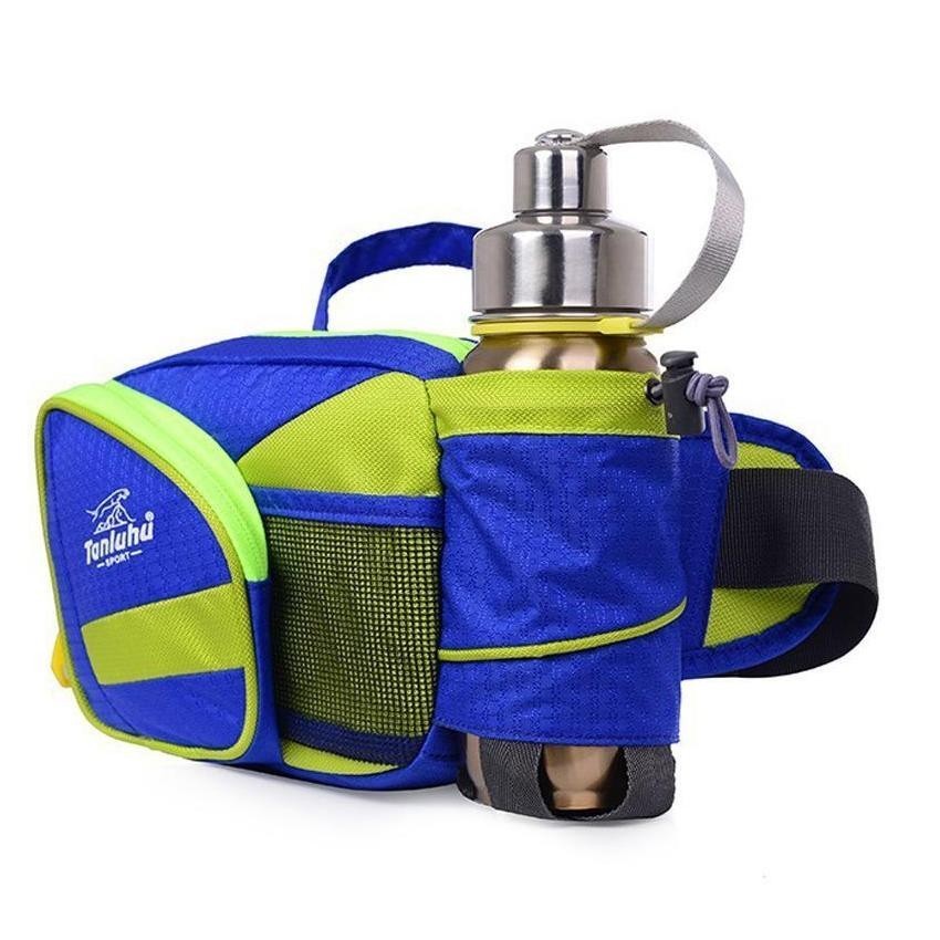 Multifuncional Botella de agua deportes al aire libre a caballo para correr en la cintura de Nylon