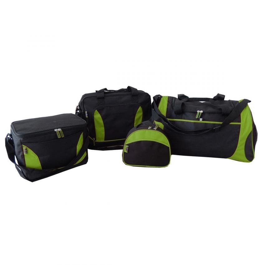 Jgo de maleta Peak Tour Modelo Milwaukee deportiva, portafolio, verde