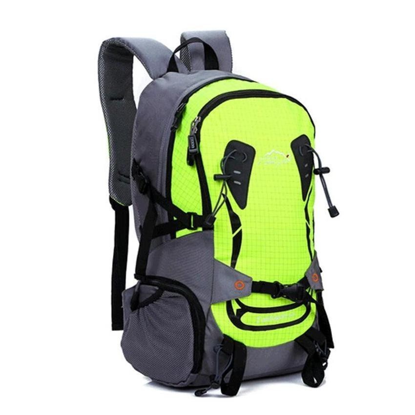 Gran capacidad Bolsa de deporte al aire libre senderismo a Caballo Mochila (verde)