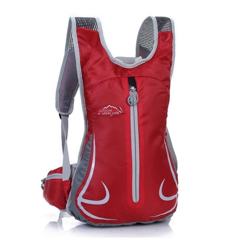 Bicicleta de Montaña Equitación Viaje hombros Mochila Bolsa de deporte al aire libre (rojo)