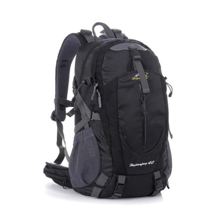 Deportes al aire libre Senderismo Montañismo Bolsa Mochila (negro)