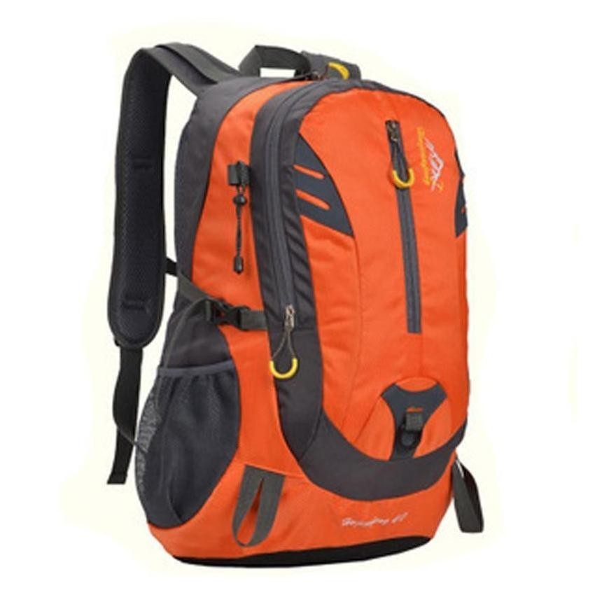 40L deportes al aire libre Senderismo Mochila Bolsa de viaje (naranja)
