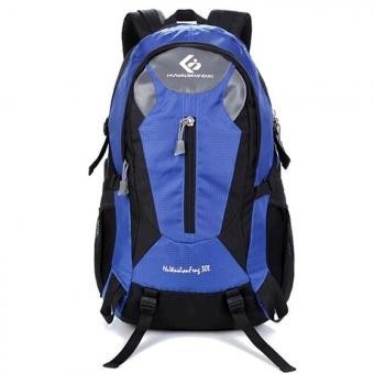 Mochila impermeable Viaje caminatas al aire libre deportes al aire libre Mochila Mochila (azul)