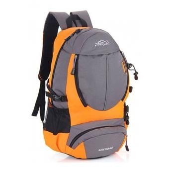 Hombre Mujer Deportes Mochila al aire libre bolsa para la escuela (Naranja)