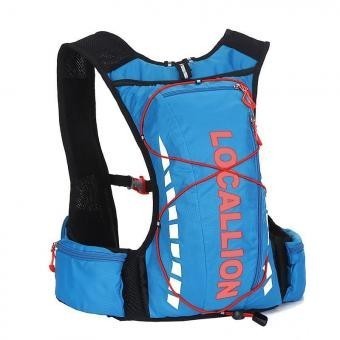 Multifunción Bolsa de deporte al aire libre a Caballo viajes de ocio Bolsa resistente al agua (azul/rojo)