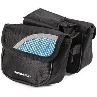 12695 Roswheel ciclismo al Aire Libre bolsa doble tubo de alta capacidad a Caballo deporte al aire libre