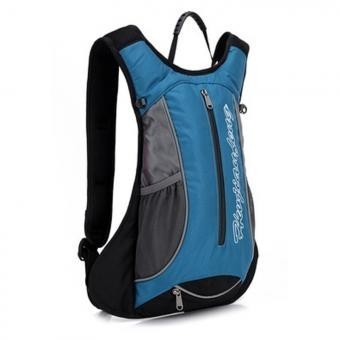 Bicicleta al Aire Libre 12L Pack Bolsa de hombro a Caballo Bicicleta de Montaña Bolsa de deporte (azul)