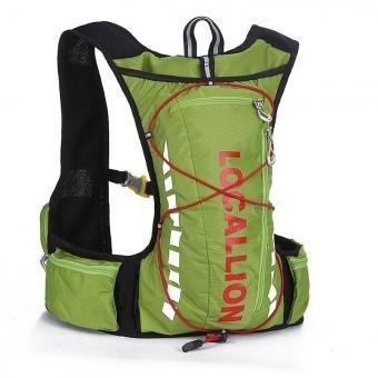 Multifunción Bolsa de deporte al aire libre a Caballo viajes de ocio Bolsa resistente al agua (verde rojo)