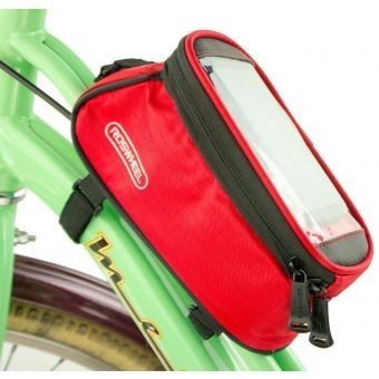 Bolsa Maletin Bicicleta Celular Roswheel Rojo