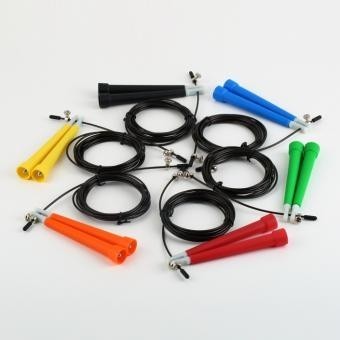 Acero de alta velocidad de alambre Skipping Skip Jump Rope cardio fitness Deportes EH