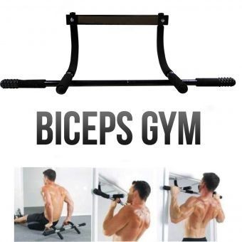 Iron Gym Barra Multifuncional Biceps Gym - Negro