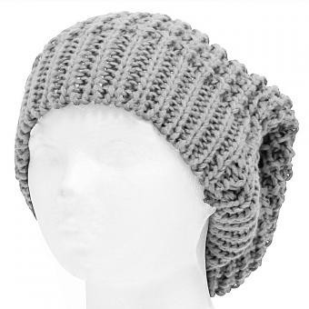 Gorro largo Smart Gorro doble vista Modelo color liso estilo mate color increible -gris claro