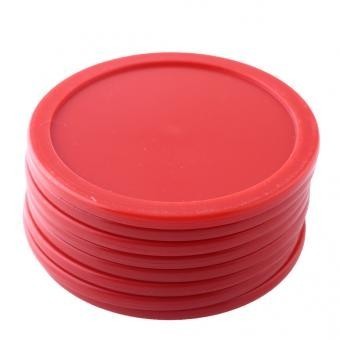 8Pcs 63mm ABS Air Hockey Los Niños El Cuadro Mini Fieltro Maceta Puck porteros OEM