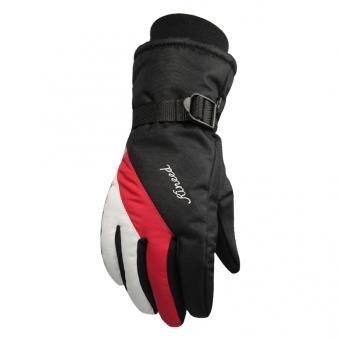 GUANTES DEPORTIVOS DE INVIERNO PARA HOMBRE MUJER BLANCO+ROJO