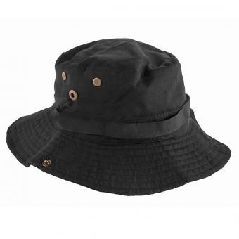 Elenxs Militar Ejército Bucket Boonie Gorra camping Pesca Senderismo nuevo negro