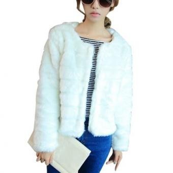 OEM Nueva y elegante mujer recortada invierno cálido y confortable Abrigo Piel Chaquetas