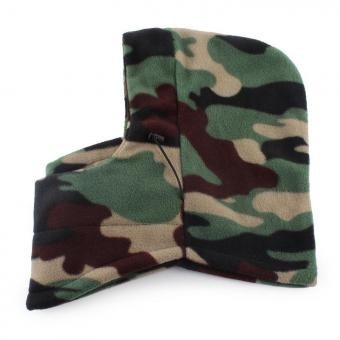 Moda Otoño e Invierno caliente al aire libre con forro polar Unisex Hat (camuflaje)