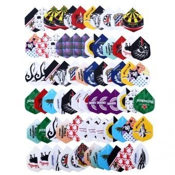 24 Juegos 2D de 72pcs Bling Dart dardos Niza Vuelos Vuelo ala Deportes al aire libre Miryo