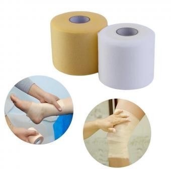 Envoltura protectora Guardia apoyo de la ayuda del tobillo elástico Deportes vendaje 7cm cinta * 27m Cutis