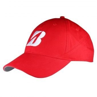 Gorra Bridgestone Golf Impermeable Rojo-Rojo