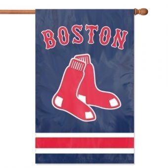 MLB Boston Red Sox Applique Banner Flag