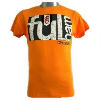 Playera Fulham Algodón Kappa TS08NFUL (Naranja)