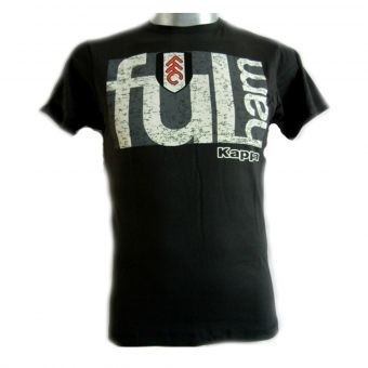 Playera Fulham Algodón Kappa TS21NFUL (Negro)