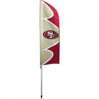 Party Animal 49ers Swooper Flag And Pole Sporting Goods
