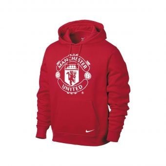 Sudadera Nike ManU Core Hoody-Rojo