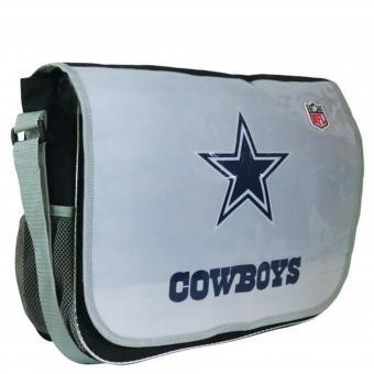 Maletín para Laptop 15.4" Messenger Bag NFL Dallas Cowboys - Gris + Azul