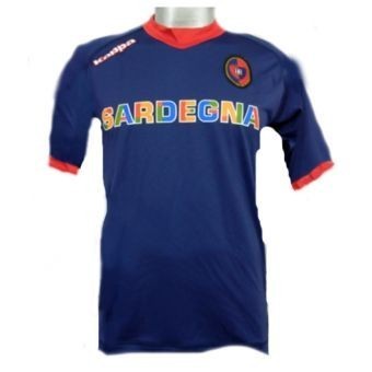 Jersey Cagliari K062CAL Visita Temp 2011-2012 Slim Fit Azul Marino