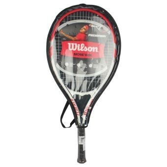 Raqueta de Tenis Wilson Federer WRT3247003-Blanco con Rojo