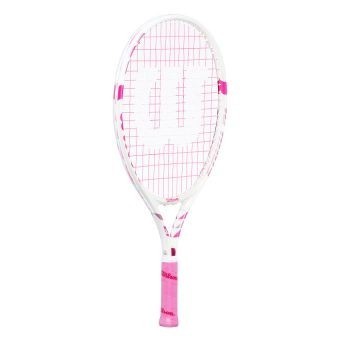 Raqueta Infantil Wilson WRT22350U 21" R.TEN-Rosa con Blanco