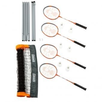 Juego de badminton para camping