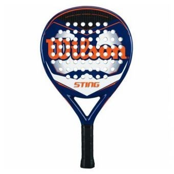 Raqueta Wilson Sting WRT950600 para Padel-Púrpura con Naranja