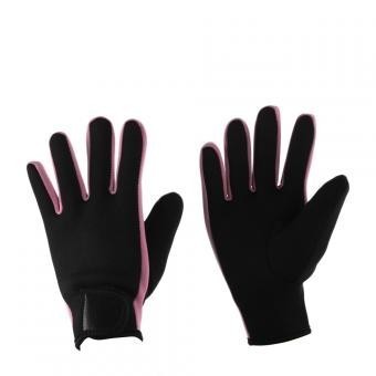 Par de Guantes para Buceo Natación Deporte Rosa + Negro Talla M-L 2.0mm Xmas Christmas la Navidad