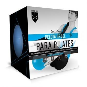 Pelota Gel Pilates 2.0 kg Armor Blue AB-PGP0549-Multicolor