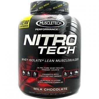 Proteína NitroTech de Muscletech 4.4 lb