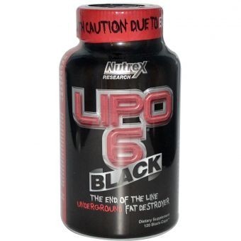 Quemador de Grasa LIPO 6 BLACK Ultra Concentrate 120 Black Caps
